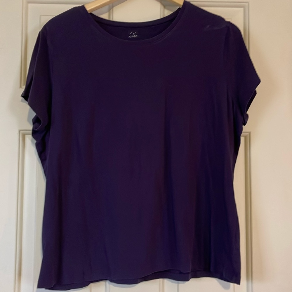 Basic purple tee
